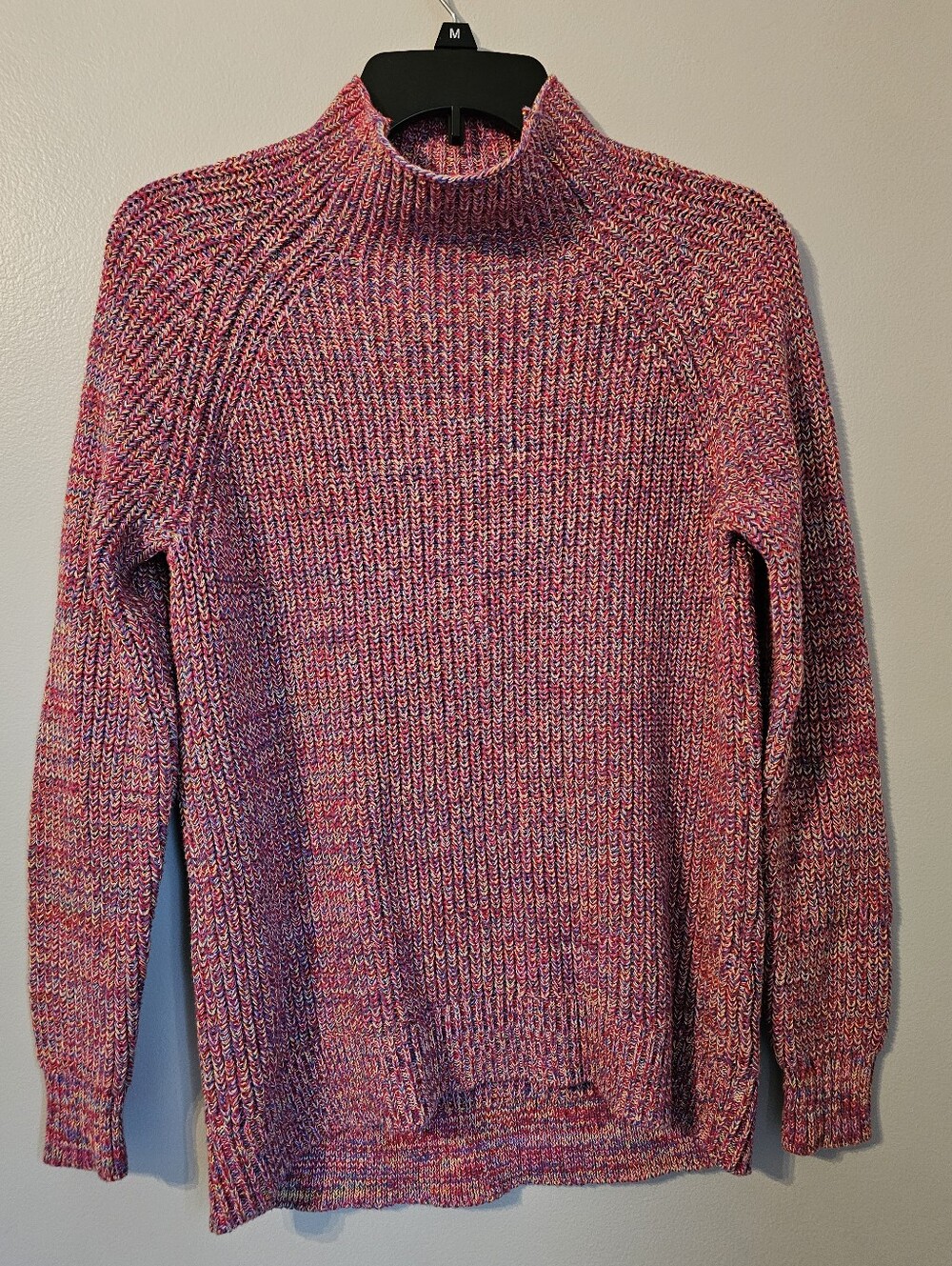 Style & Co. Multicolor Heathered Pink Sweater